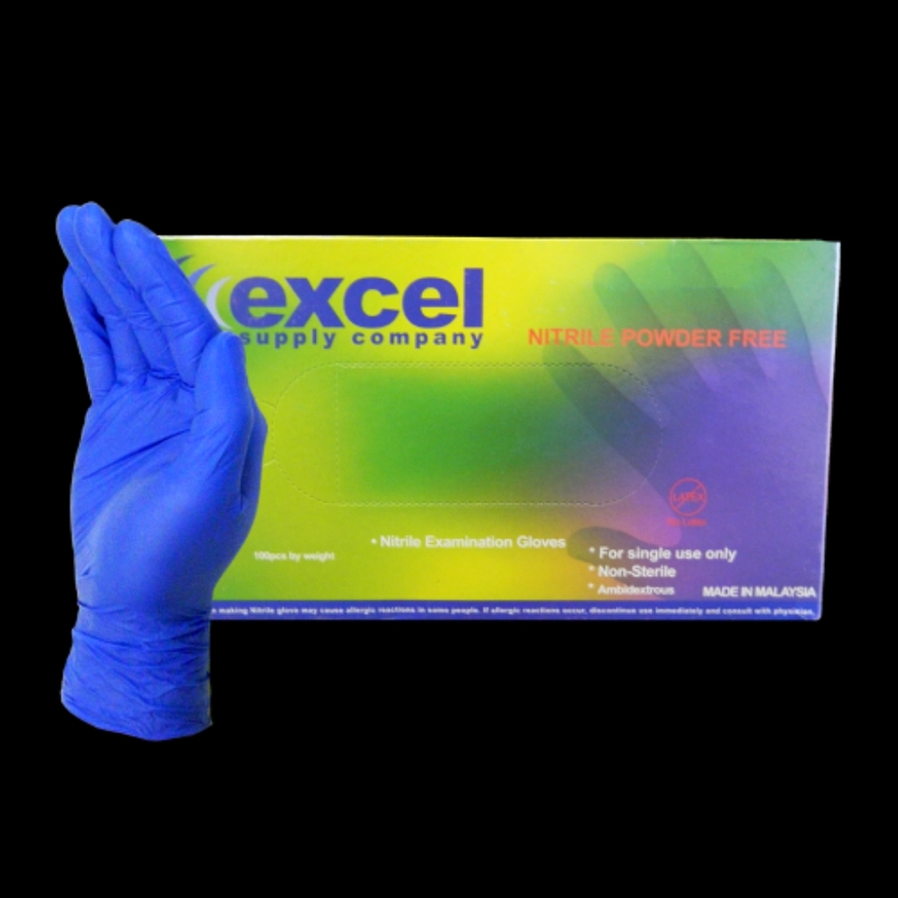 4 boxes of 100 4mil Nitrile Gloves